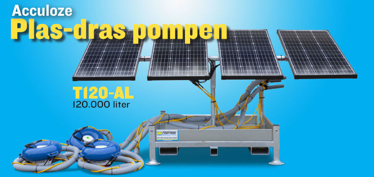 Poortman solar mobiel plas dras type t120 al - Poortman Solar drinkbakken